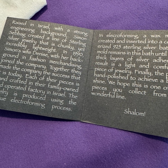 Simon Sebbag Silver Textured Bangle - Picture 7 of 7